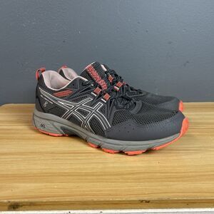 Asics Gel-Venture 8 Trail Running Shoes Women Size 10 D Wide Gray Sneakers